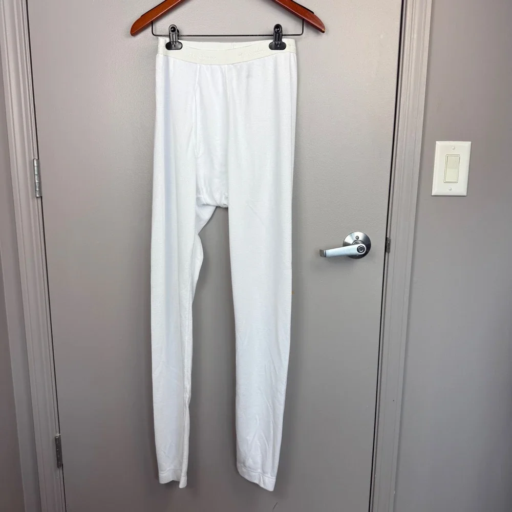 Columbia Sportswear Omni-Dry Thermal Pants Men's XL White Base‎ Layer Long Johns